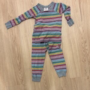 Hanna Andersson Multicolor Striped Pajama Set